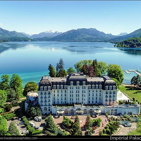 La Plume classé 3 étoiles vue Lac avec parking Annecy Esterno foto