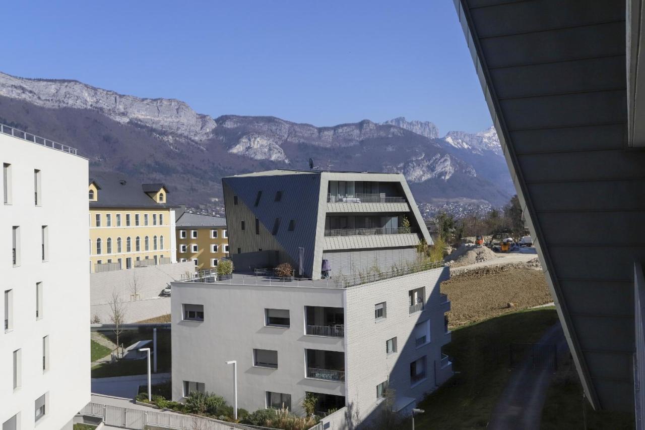 La Plume classé 3 étoiles vue Lac avec parking Annecy Esterno foto