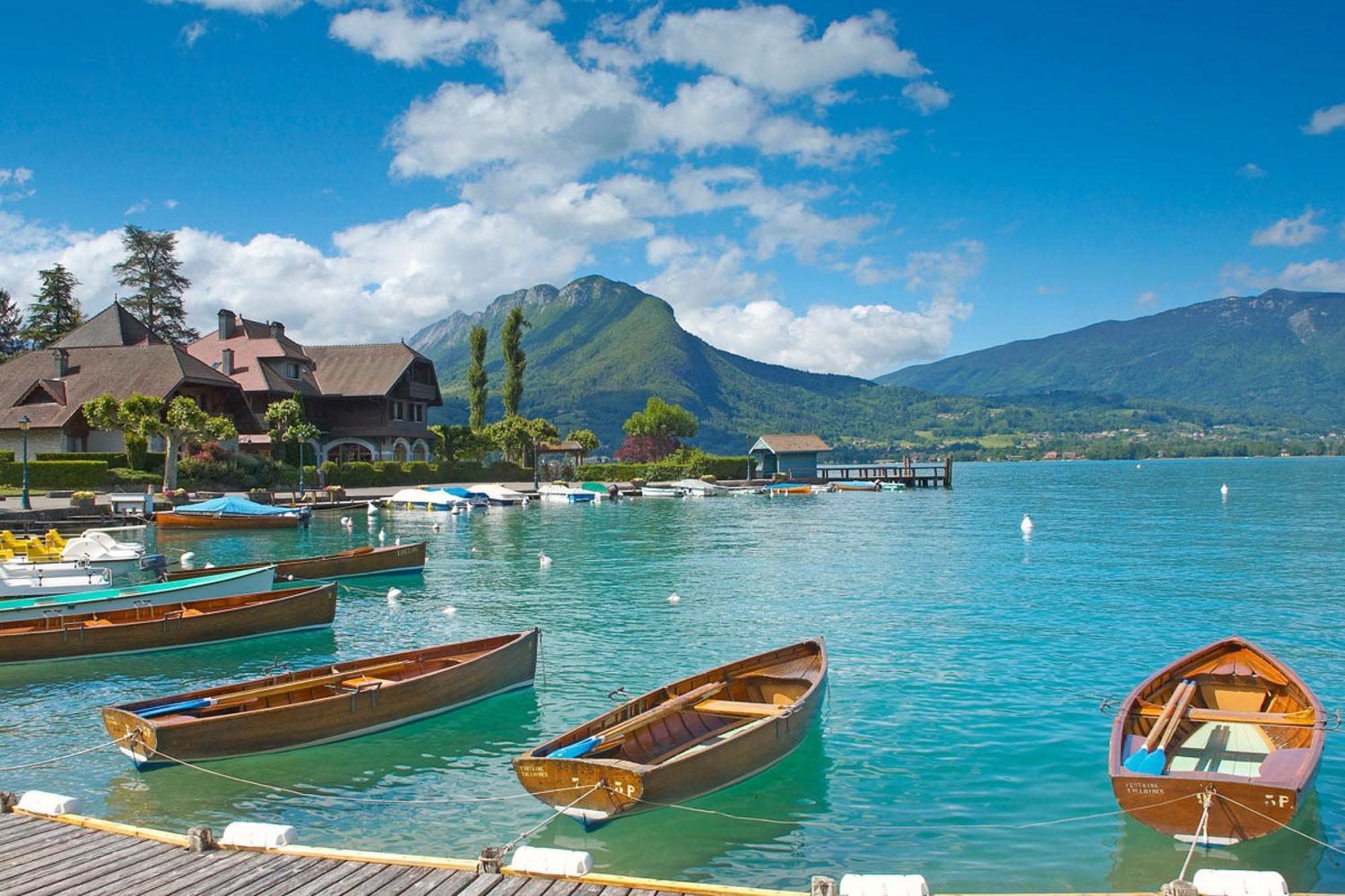 La Plume classé 3 étoiles vue Lac avec parking Annecy Esterno foto