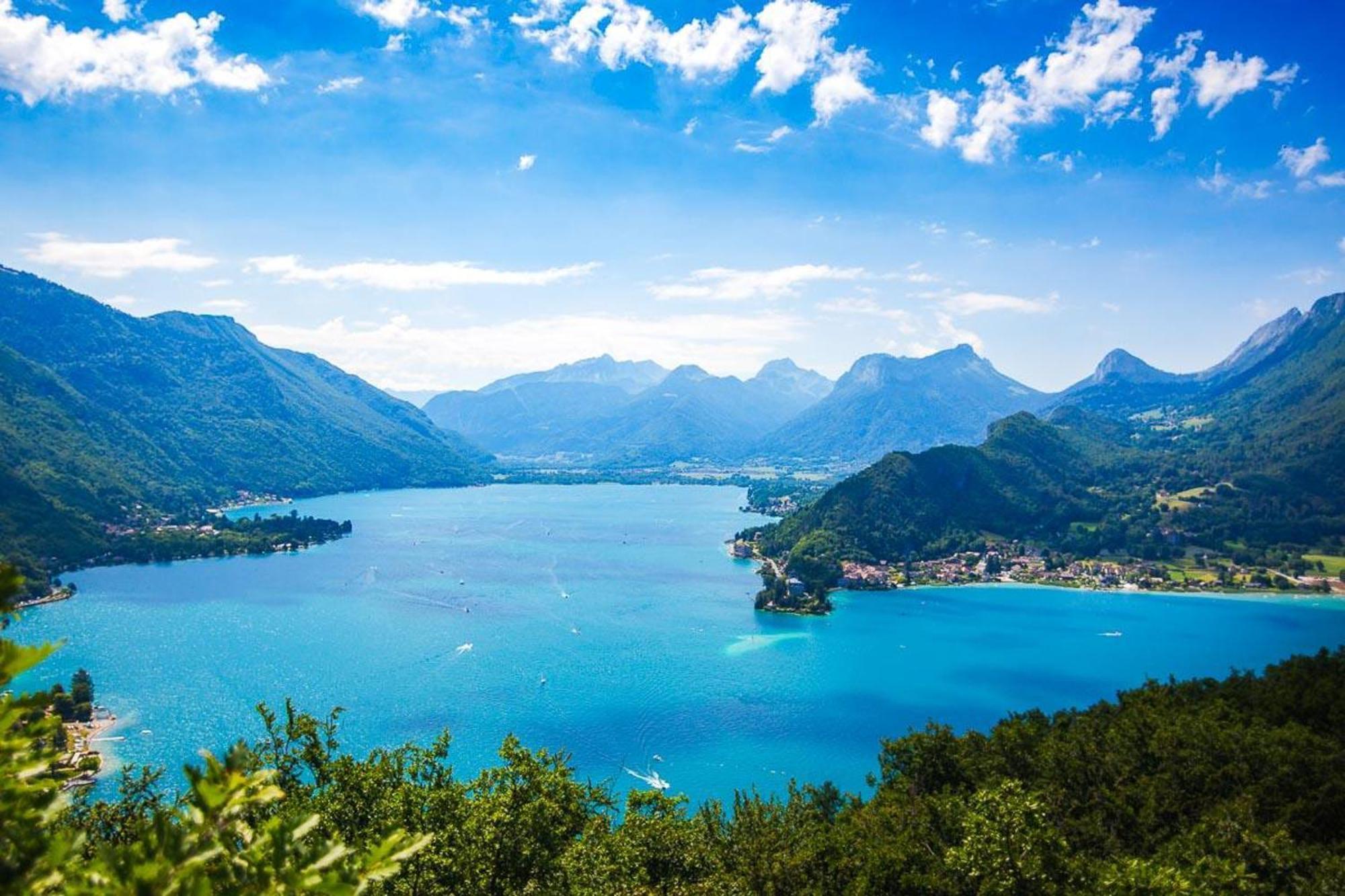 La Plume classé 3 étoiles vue Lac avec parking Annecy Esterno foto