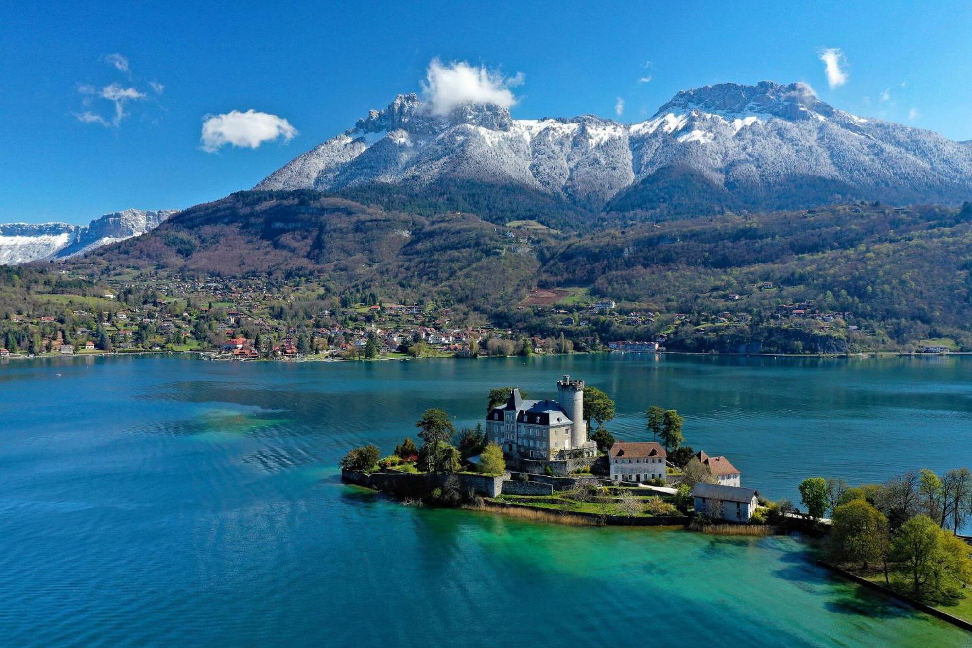 La Plume classé 3 étoiles vue Lac avec parking Annecy Esterno foto